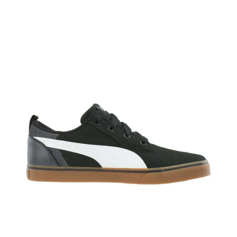 PUMA Bridger Skateboard Shoes Men Low-Top Black/Gray/White-1