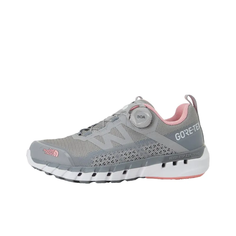 THE NORTH FACE Cushioning Anti Slip And Wear Resistant Running Women's Gray Pink-0