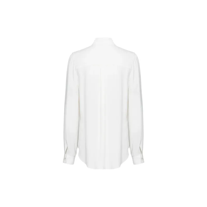 PINKO High-Low Hem Buttoned Shirt-1