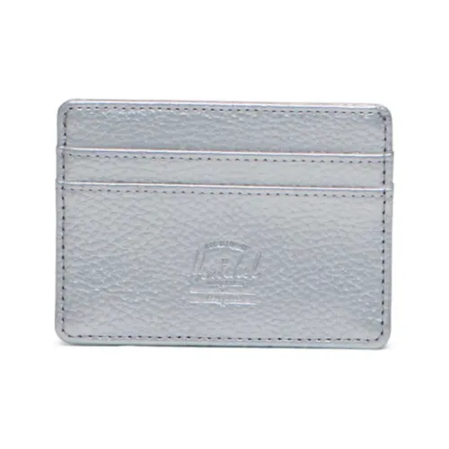 Herschel Card Holders Metallic Silver