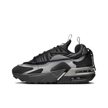 Nike Air Max Furyosa Cushioning Anti Slip Wear Resistant Breathability Low Top Casual Running Shoes Women's Black