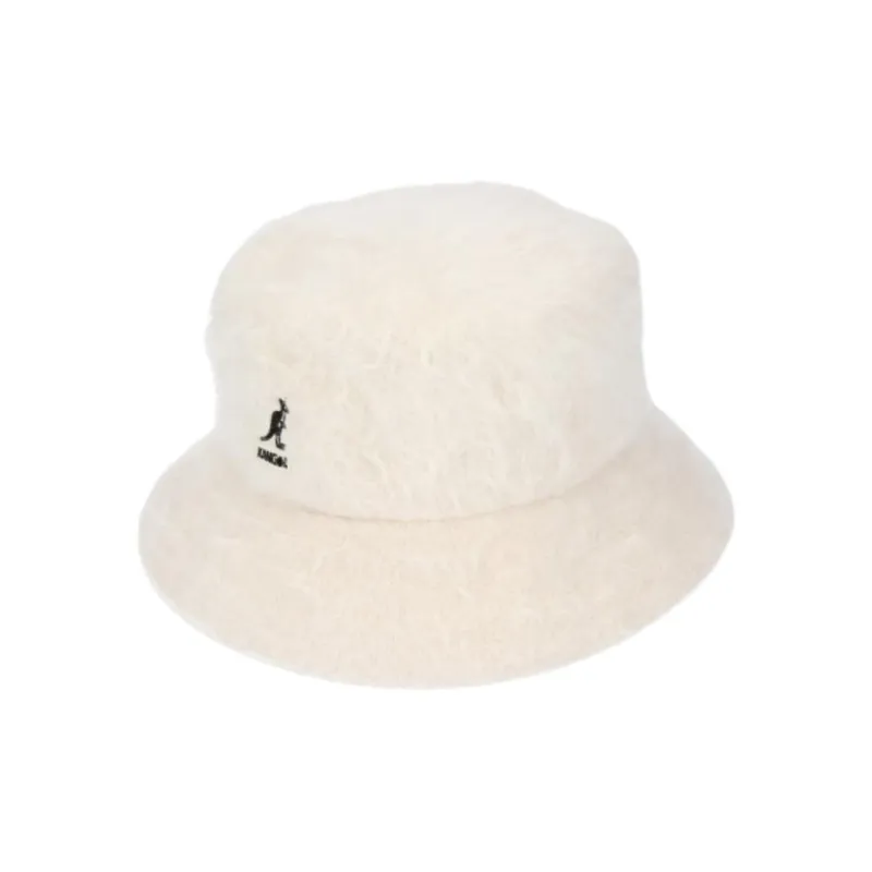 KANGOL Wool Modified Acrylic Nylon Bucket Hats Unisex White-0