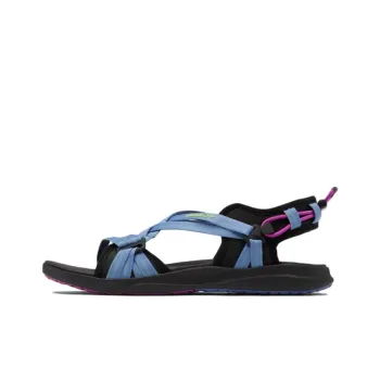 Columbia Strap Sandals Low Heel Women's Black Blue