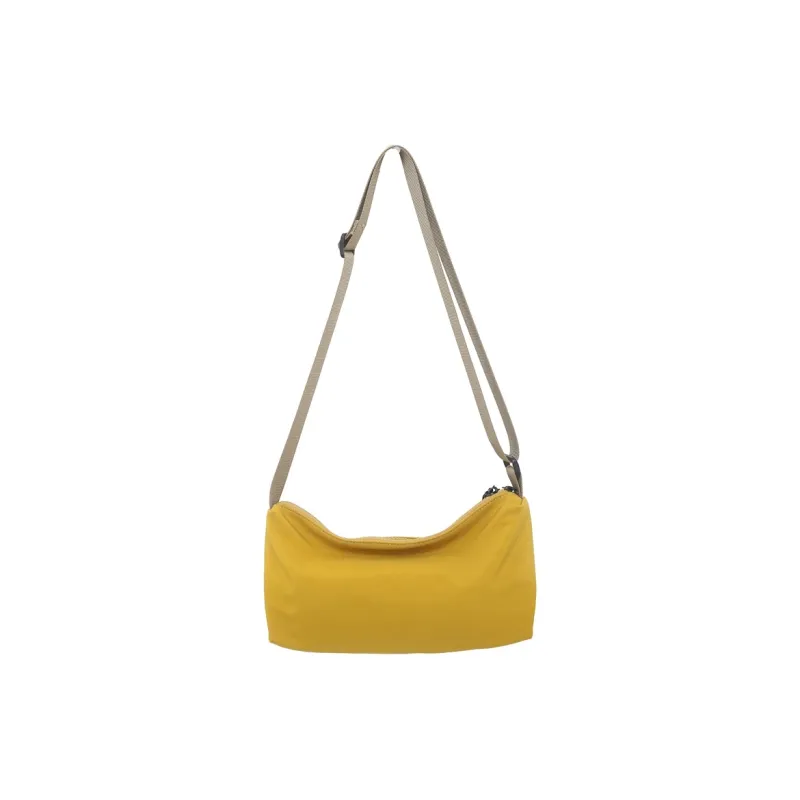 Morellybear Nylon Shoulder Bag, Crossbody Bag Regular Unisex Black/Orange/Green/Yellow/White-11