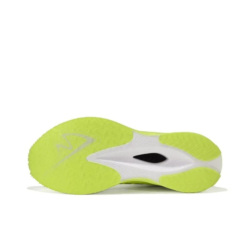 Sonic Cat Cushioned Slip Resistant Abrasion Resistant Low Top Carbon Plate Training Running Shoes Unisex Neon Green-5