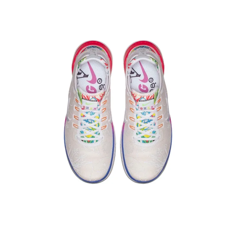 Nike Free RN 2018 Cushioning, Wear Resistant Low Top Casual Running Shoes Women's Pink White-3