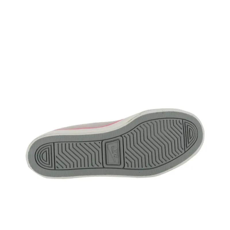 Nike Primo Court Mid Suede Slip-Resistant Cushioning High-Top Skateboard Shoes Women's Gray White Pink-3