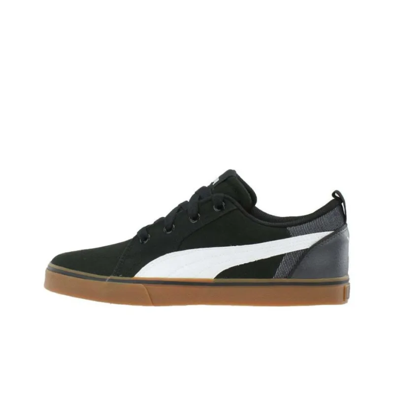 PUMA Bridger Skateboard Shoes Men Low-Top Black/Gray/White-0