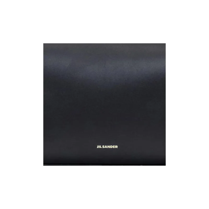 JIL SANDER Logo Embossed Medium Shoulder Bag-3