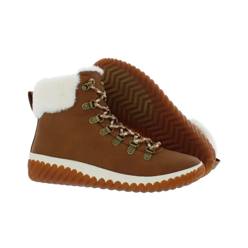 Skechers Botki No Regrets Warm Cushioning Short Mid Calf Snow Boots Women's Brown-4