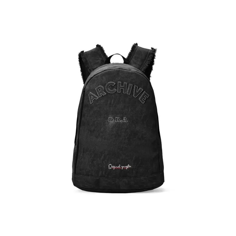 DRACONITE Denim Backpack Regular Unisex Washed Gray-0