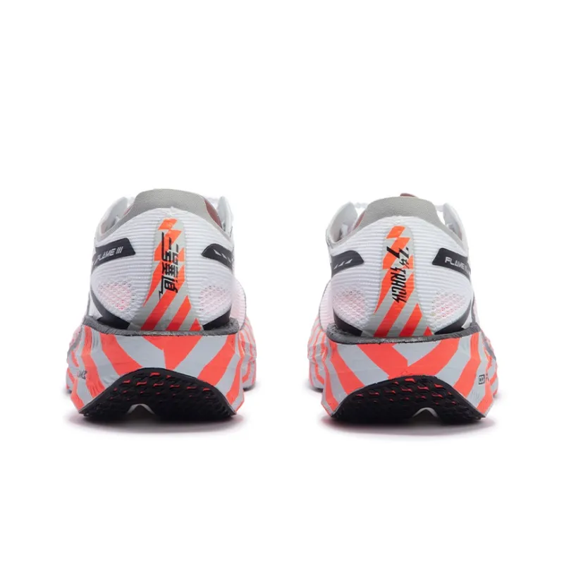 361° Fly Burn 3 Cushioning Anti-Slip Wear-Resistant Breathability Low-Top Running Shoes Unisex Fluorescent Red-Orange-3