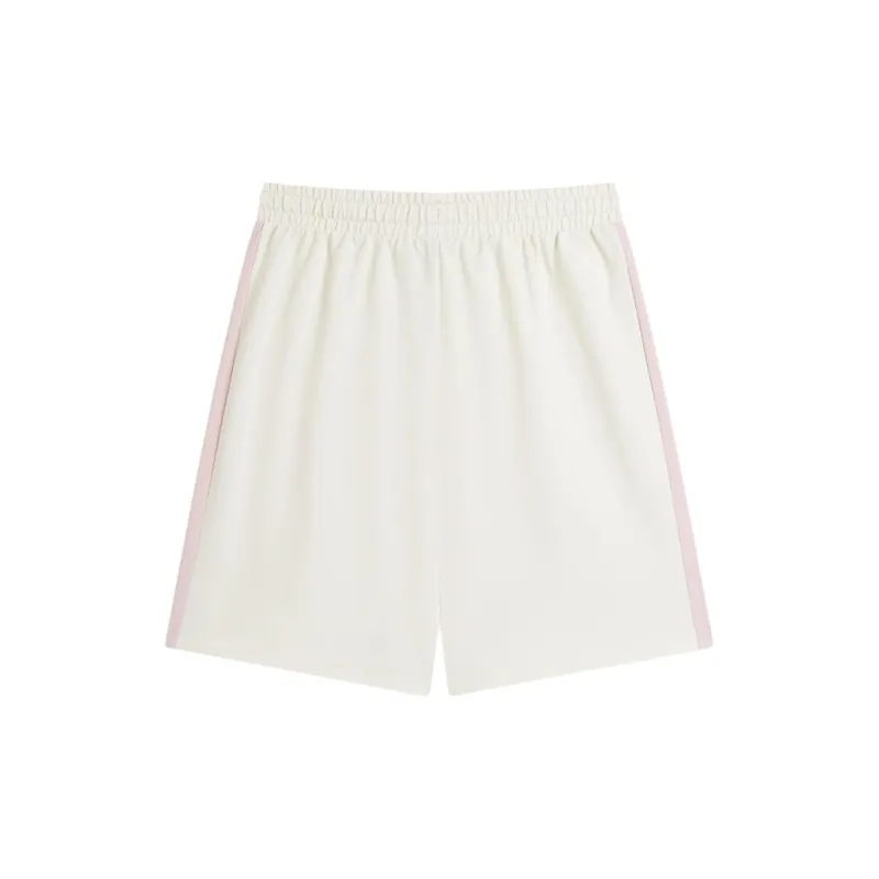XTEP Casual Shorts Women's Cotton White/Moonlit Pink-1