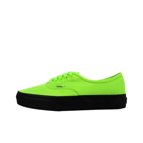 Vans Authentic Black Outsole Neon Green