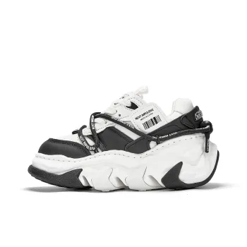 NEXT IMPULSIVE Dissolve Collection Low Top Stylish Skateboarding Shoes Unisex Black White