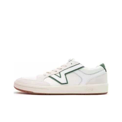 Vans Lowland CC Skateboard Shoes Unisex Low-Top White/Green