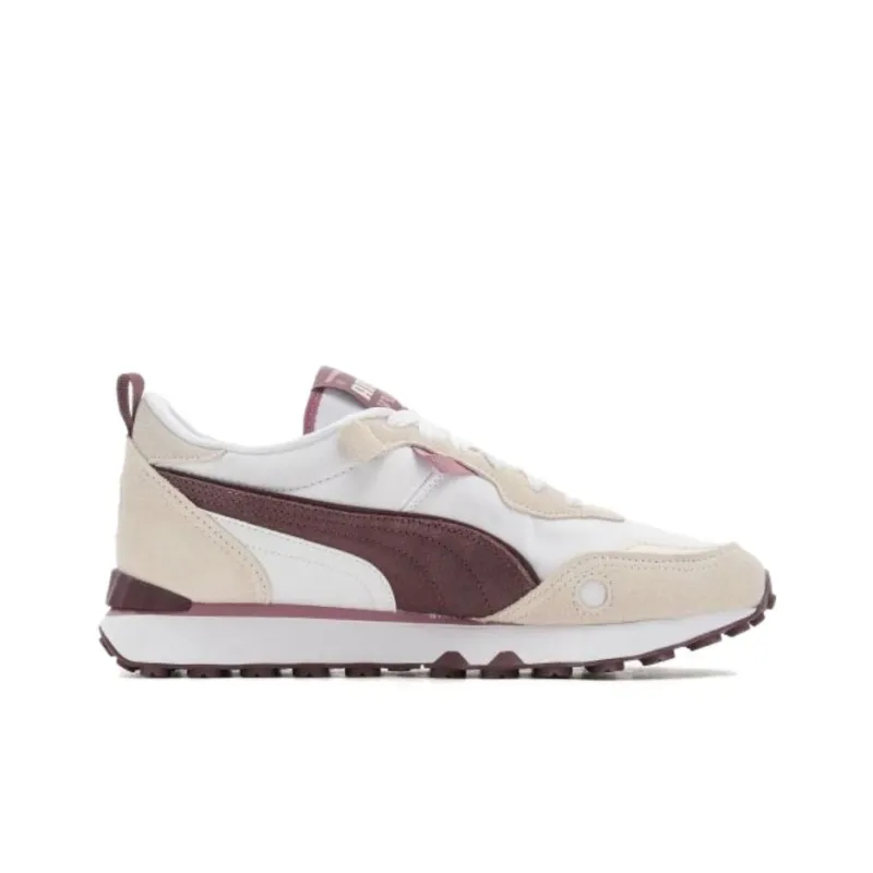PUMA Rider FV Breathable And Lightweight Low Top Casual Shoes Women's Ecru-1