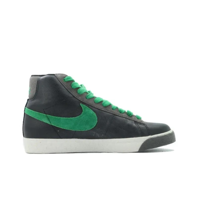 Nike Blazer Mid '09 Nd Black/Black Lucky Green Metallic Silver-1