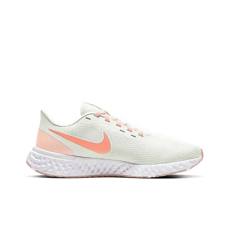 Nike Revolution 5 Flyease Sumit White Crimson Bliss Women's Wide-1