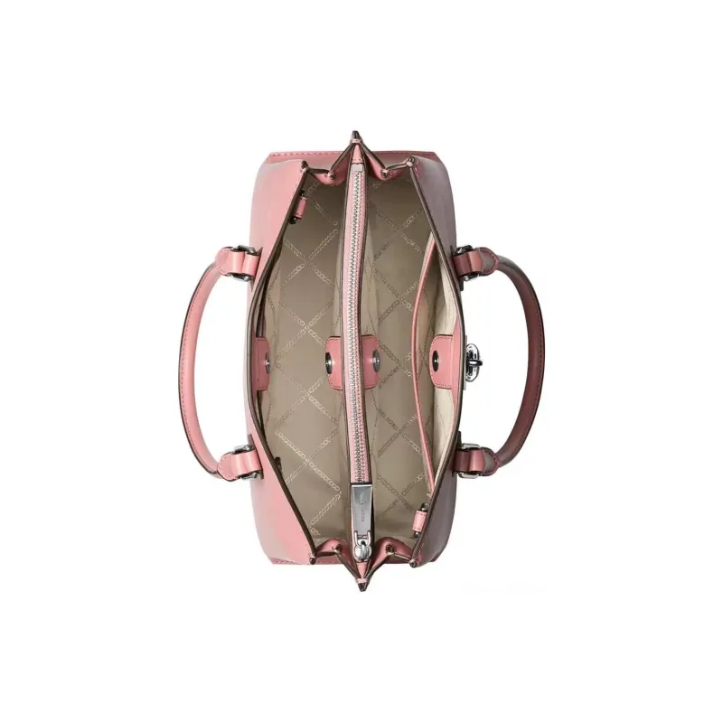 MICHAEL KORS MK Ruby Calfskin Tote Bag Shopping Bag Shoulder Bag Handbag Medium Size Women's Rose Pink-1