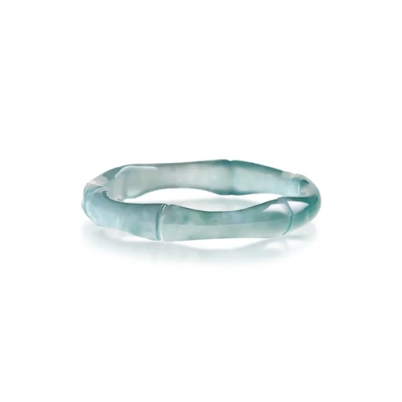 FUSSEM Glutinous Jade Jadeite Rings Unisex-0