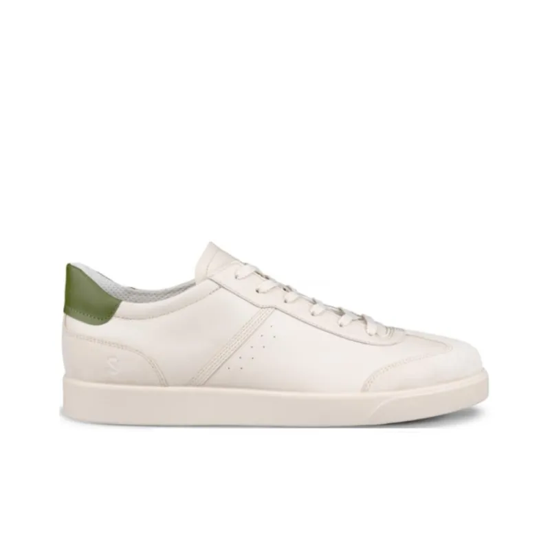 Ecco Slip Resistant Low Top Skateboard Shoes Men's Beige-1