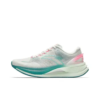 Anta Champion 3rd Gen PRO Cushioning Wear-Resistant Low-Top Running Shoes Women's Gray Green Blue