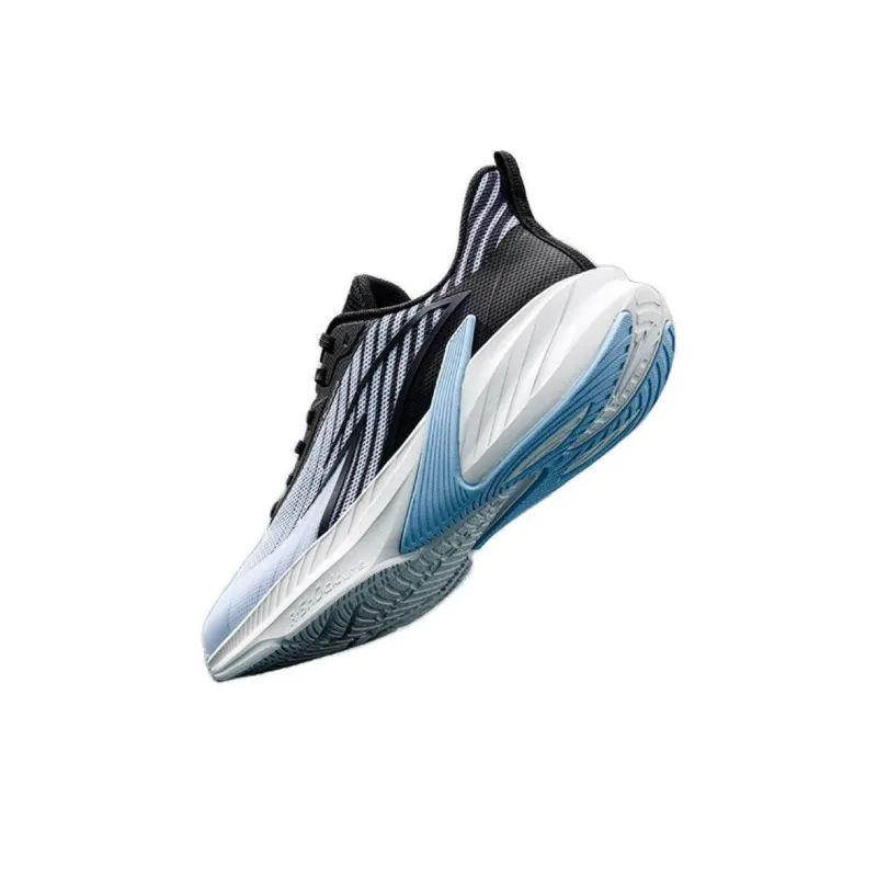 Anta Cushioning Wear Resistant Low Top Running Shoes Men's Blue Black-2