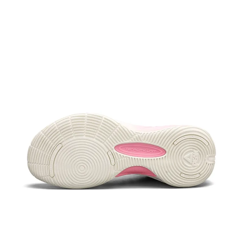 PEAK Cushioning, Slip Resistant, Abrasion Resistant, Breathable Low Top Guard Performance Basketball Shoes Men's Pink-3