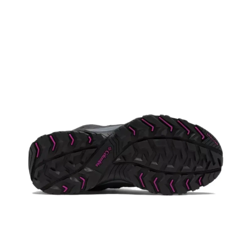 Columbia Crestwood Water-Resistant Mid-Top Hiking Shoes Women's Black-4