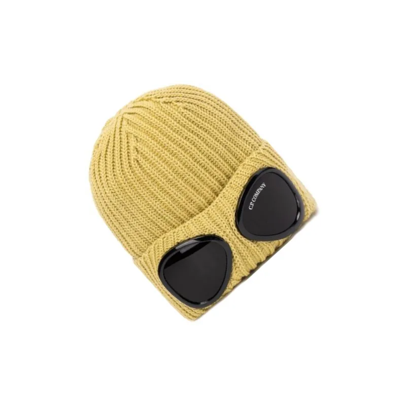C.P. Company Cotton Goggle Beanie-1