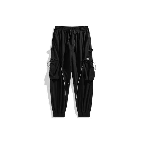 Minfinity Casual Pants Unisex Black