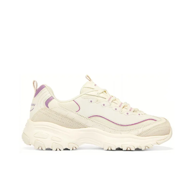 Skechers D'Lites 'Creamwhite Purple' Women's-1