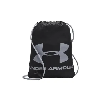Under Armour Polyester Backpack Regular Unisex Black & Steel