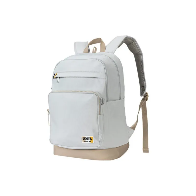 Anta Fabric Backpack Regular Unisex Light Gray-1