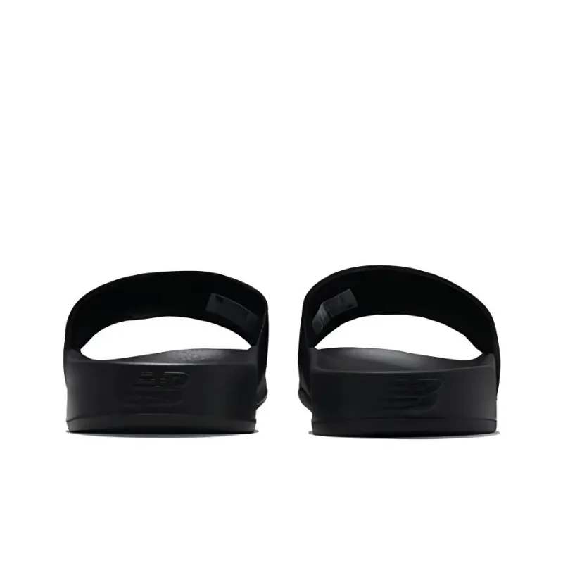 New Balance Slip Resistant Abrasion Resistant Slide Slippers Unisex Black-4