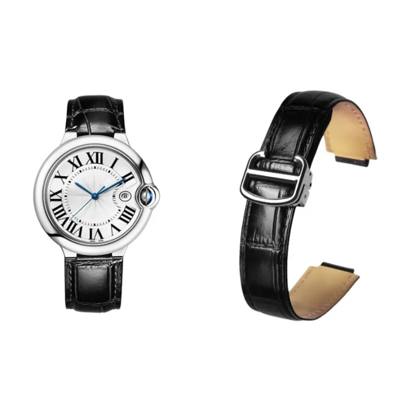 FZRT Cartier Compatibility Watch Band Cowhide Leather Material-1