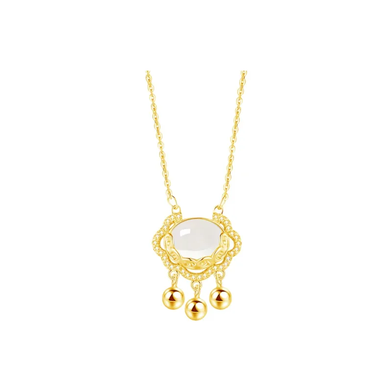JUICY GRAPE Chalcedony Jade Necklaces Women's-5