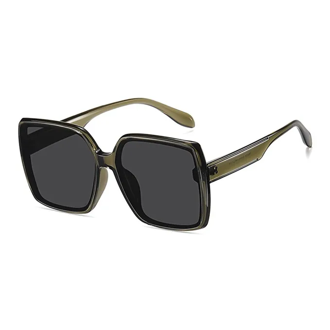 EQUIPMENTELEGANT TR/Memory Plastic Square Sunglasses Unisex-0
