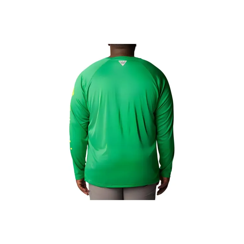 Columbia Collegiate PFG Terminal Tackle™ Shirt Men's Green-1