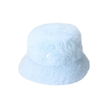 KANGOL Wool Modified Acrylic Nylon Bucket Hats Unisex Light Blue
