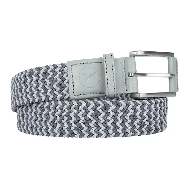 PUMA Braided Weave Stretch Woven Sports Belts Men's 3.3cm-4
