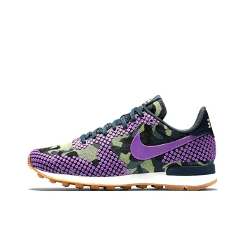Nike Internationalist Cushioning Anti-Slip And Wear-Resistant Low-Top Casual Shoes GS Green Purple
