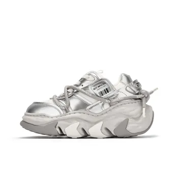 NEXT IMPULSIVE Dissolve Collection Stylish Skateboarding Shoes Unisex Silver
