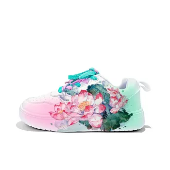 Cold Cicadas Yesterday Lightweight And Breathable Low Top Skateboard Shoes Unisex White Pink Green