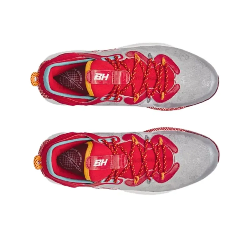Under Armour Harper 8 Low St White Red-2