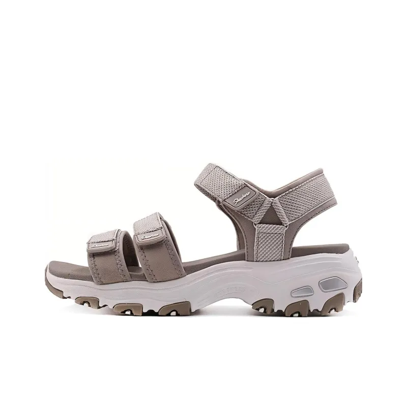 Skechers D Lites Sandals Brown/Chestnut Women's-0