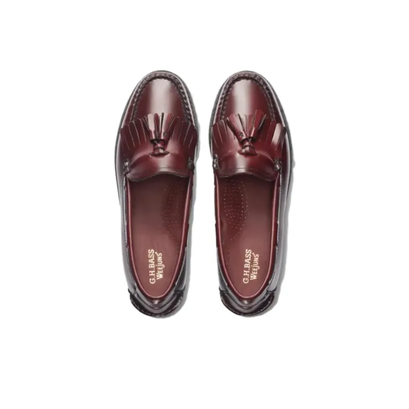 G.H. Bass & Co. Esther Kiltie Loafers Women's Burgundy-3