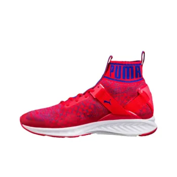 PUMA Ignite Evoknit Lo Casual Shoes Women's High-Top Red/Blue