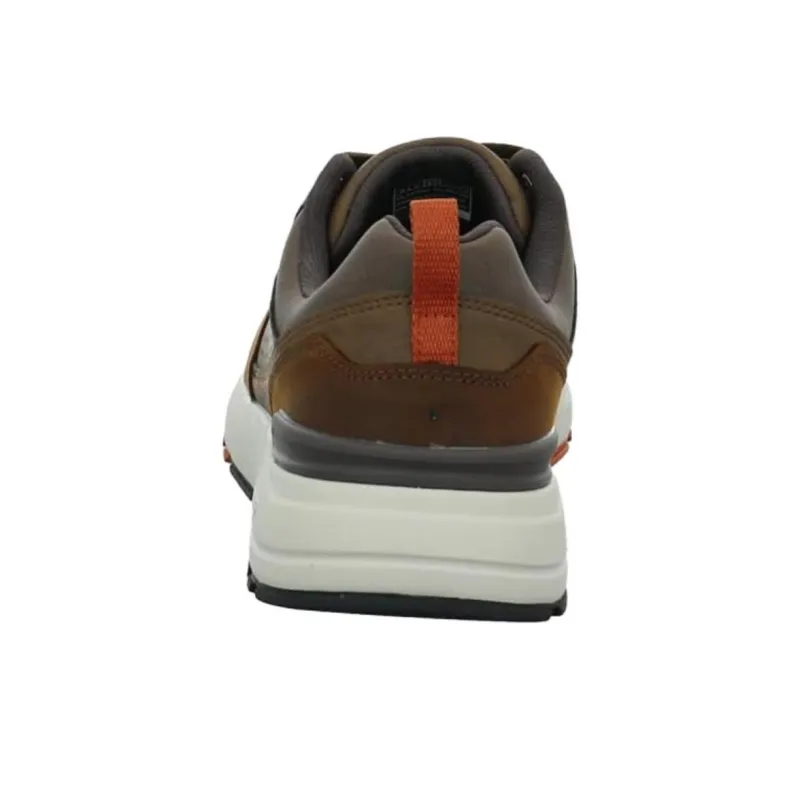 Skechers Relaxed Fit Rozier Mancer Cushioning Wear-Resistant Low-Top Casual Shoes Men's Brown-4